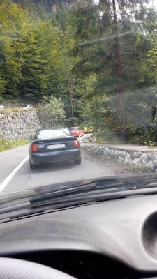 Die Kollonne bei Lacul Rosu