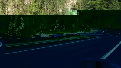 Die Kollonne bei Lacul Rosu
