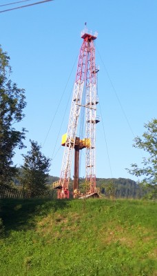 Der Bohrturm in Pluton