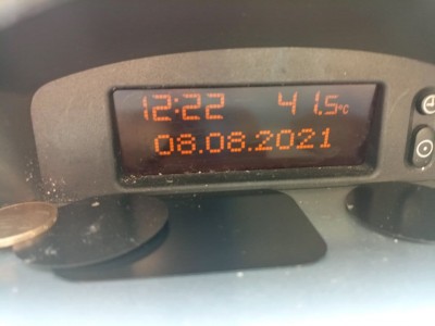 Temperaturanzeige